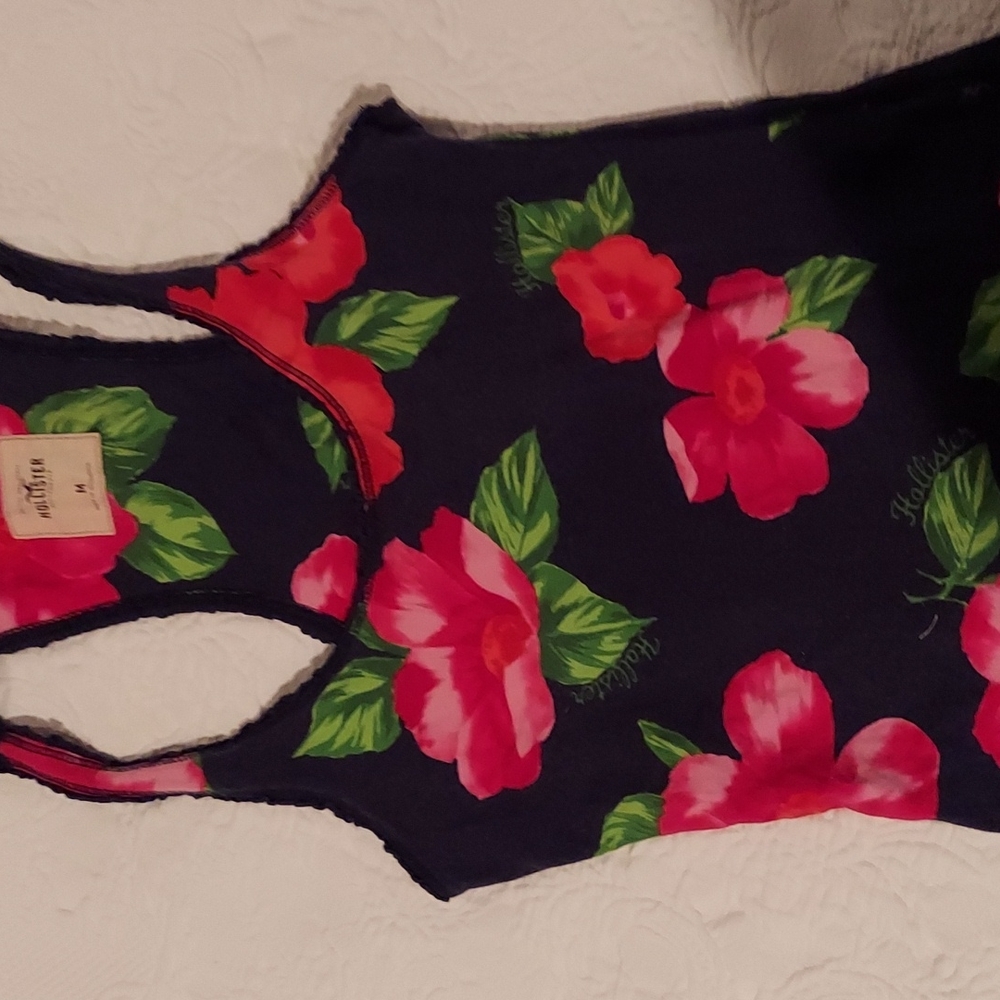 Hollister floral tank top